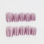 Press-On Nails Glossy Square Lightweight 10 Pack