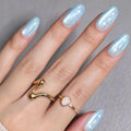 Press-On Nails Glossy Starry Self-Adhesive