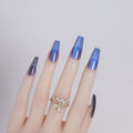 Press-On Nails Glossy Stiletto Reusable Set