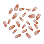 Press-On Nails Glossy Stiletto Self-Adhesive Set of 24