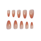 Press-On Nails Glossy Stiletto Self-Adhesive Set of 24