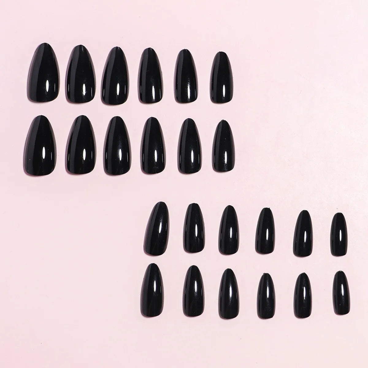 Press-On Nails Glossy Stiletto Set of 24