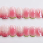 Press-On Nails Glue-On Aurora Artistic Glitter
