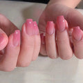 Press-On Nails Gradient Ombre Acrylic Reusable