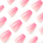 Press-On Nails Gradient Ombre Acrylic Reusable