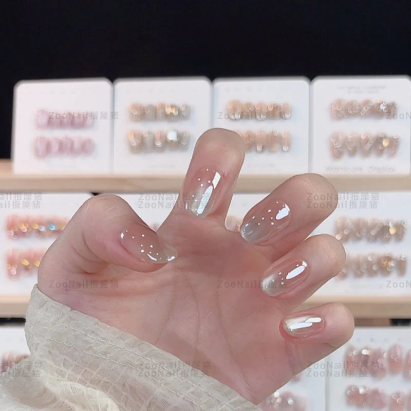 Press-On Nails Gradient Ombre Comfortable Fit