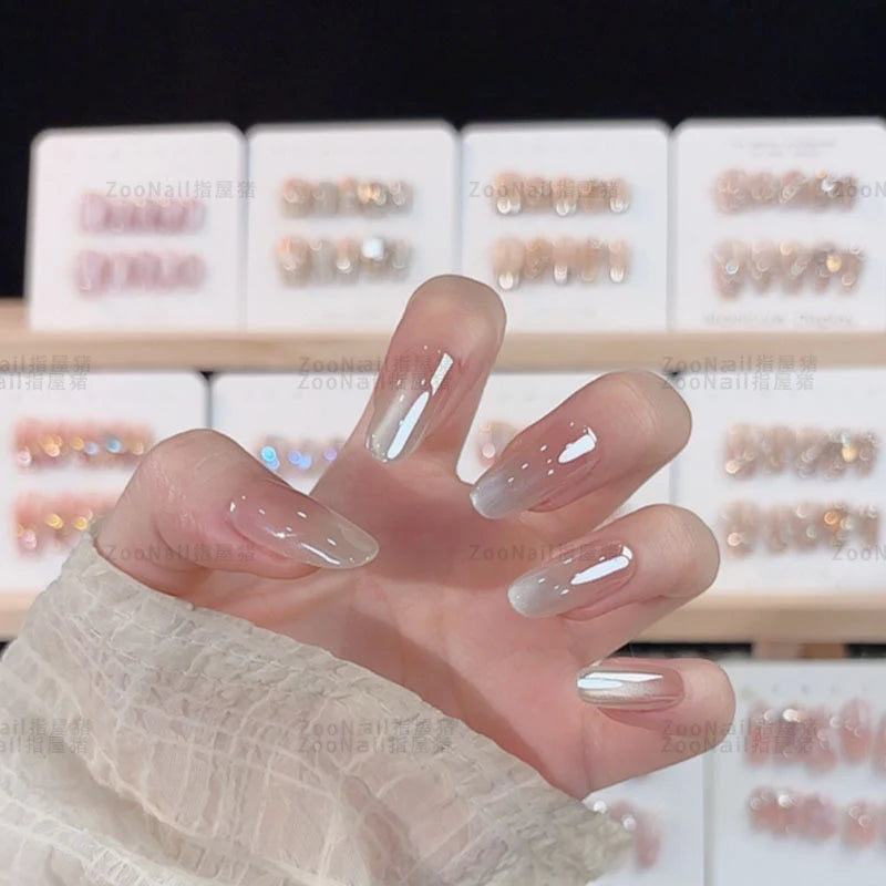 Press-On Nails Gradient Ombre Comfortable Fit