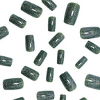 Press-On Nails Green Glitter Peel & Stick 24-Piece