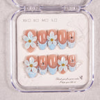 Press-On Nails Hand-Painted Floral Easy Application & Comfortable Fit