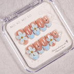Press-On Nails Hand-Painted Floral Easy Application & Comfortable Fit