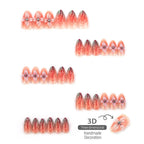 Press-On Nails Hand-Painted Floral Salon-Quality Easy Application