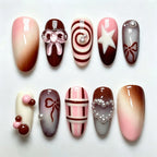 Press-On Nails Handcrafted Decorative Adjustable Fit