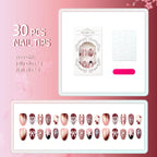 Press-On Nails Handcrafted Decorative Adjustable Fit