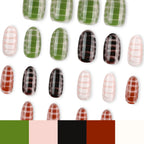 Press-On Nails Handcrafted Glossy Finish Easy Apply & Remove