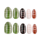 Press-On Nails Handcrafted Glossy Finish Easy Apply & Remove