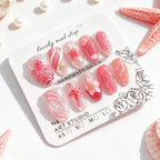Press-On Nails Handcrafted Reusable No Glue