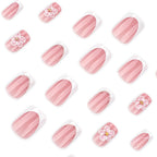 Press-On Nails Handmade Floral Chip-Free Finish