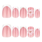 Press-On Nails Handmade Floral Chip-Free Finish