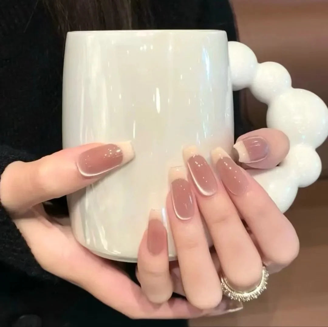 Press-On Nails Handmade Holographic Finish
