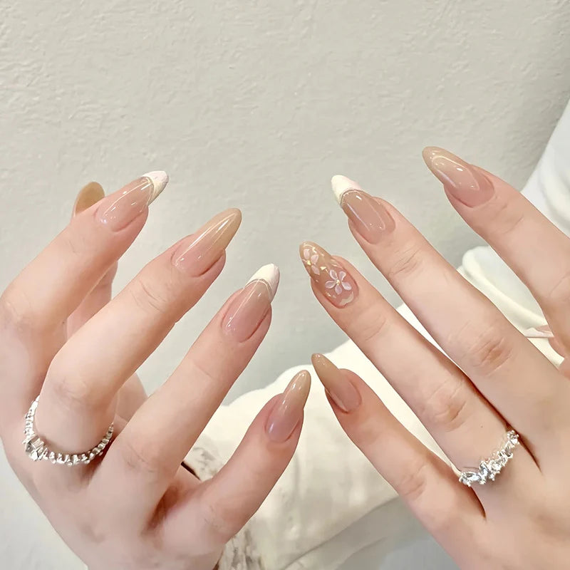 Press-On Nails Handmade Holographic Finish
