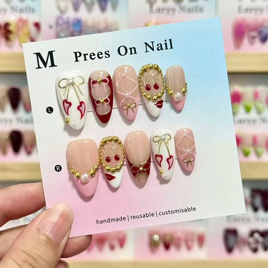 Press-On Nails Handmade Reusable & Custom Fit