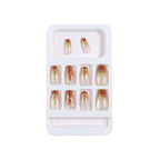 Press-On Nails Heart Embellished Reusable Set of 30