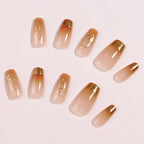 Press-On Nails Heart Embellished Reusable Set of 30