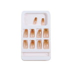 Press-On Nails Heart Embellished Reusable Set of 30