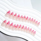 Press-On Nails Heart Gradient Peel-And-Stick & Reusable