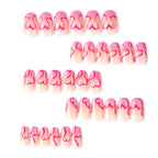 Press-On Nails Heart-Shaped Adhesive Tabs Comfort Fit