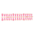 Press-On Nails Heart-Shaped Adhesive Tabs Comfort Fit