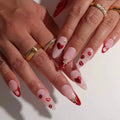 Press-On Nails Heart & Star Design Self-Adhesive