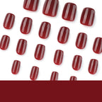 Press-On Nails High-Gloss Artistic Design Easy Apply