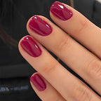 Press-On Nails High-Gloss Artistic Design Easy Apply