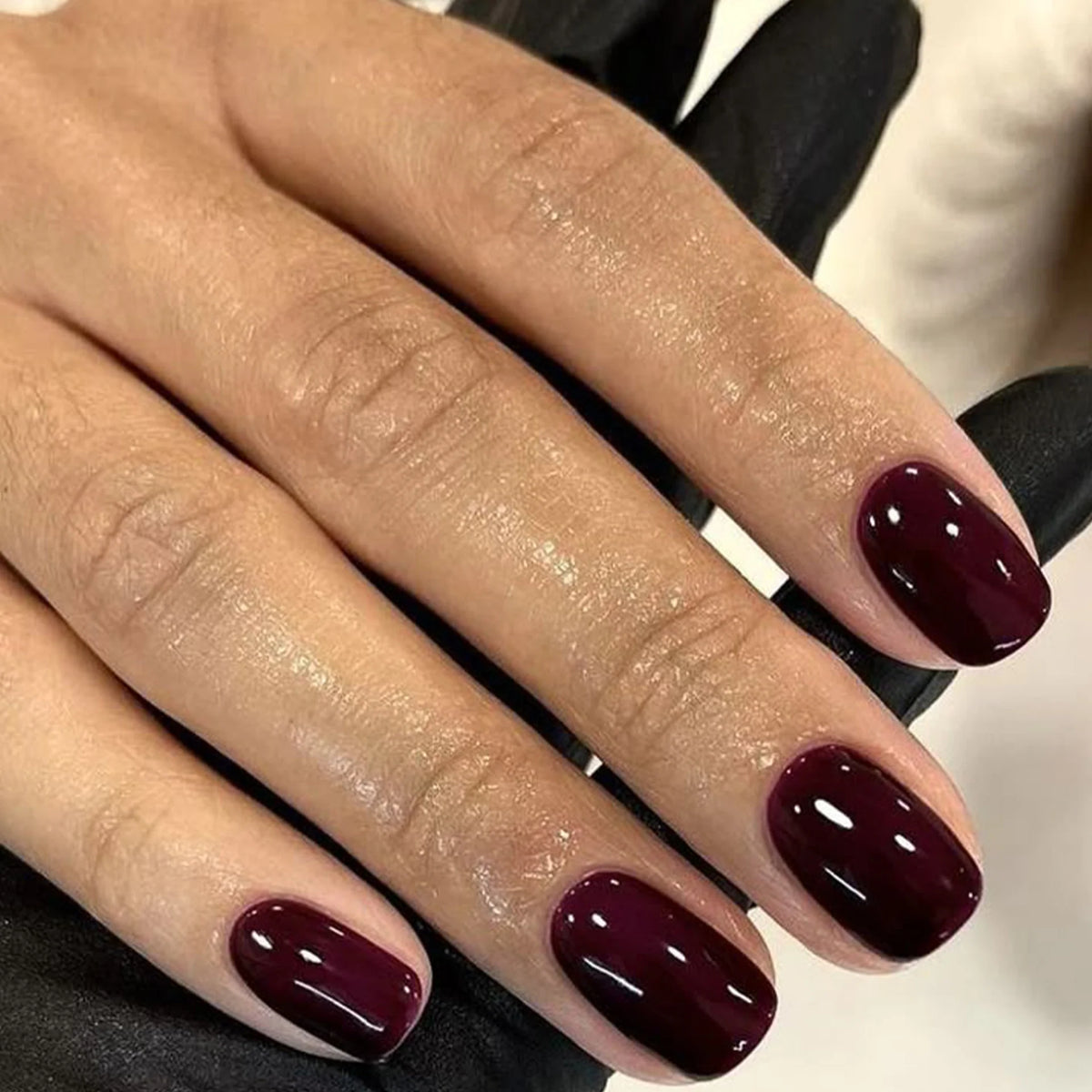Press-On Nails High-Gloss Artistic Design Easy Apply