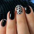 Press-On Nails High-Gloss Leopard Print Long-Lasting