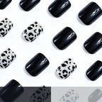 Press-On Nails High-Gloss Leopard Print Long-Lasting