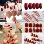 Press-On Nails High-Gloss Long-Lasting No Glue