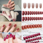 Press-On Nails High-Gloss Reusable Peel-And-Stick