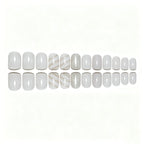 Press-On Nails High-Gloss Solid & Glitter Set of 24