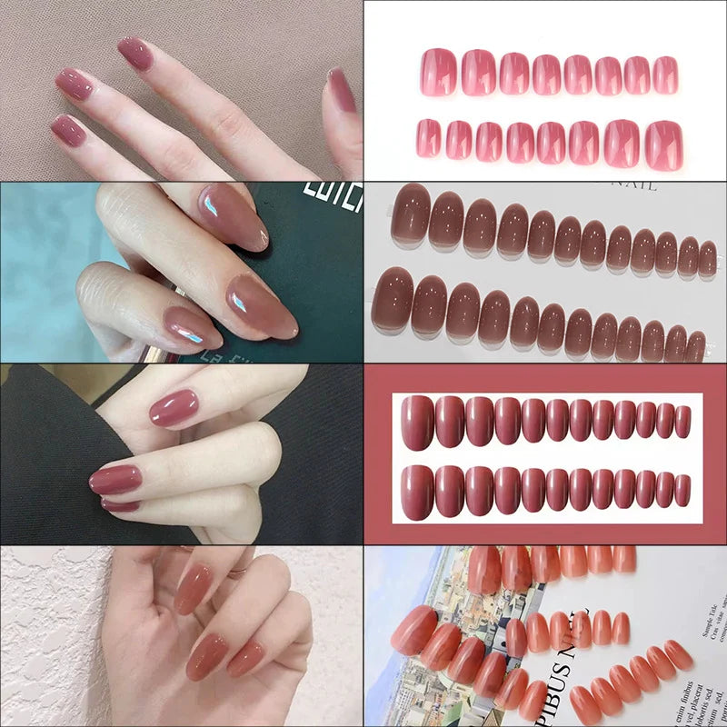 Press-On Nails High-Shine No Dry Multi-Size