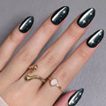 Press-On Nails High-Shine Star Design Easy-Apply Strips