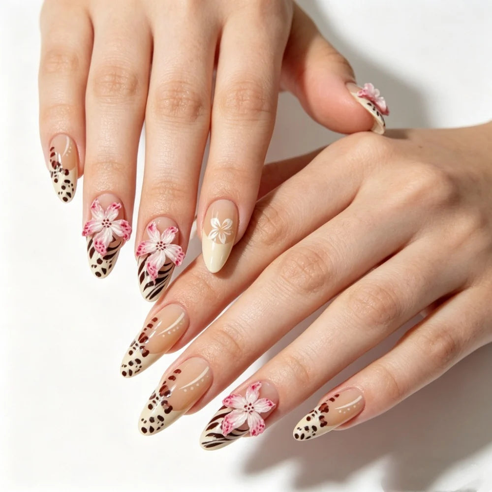 Press-On Nails Holiday Designs Buffing Strips & Gel Polish