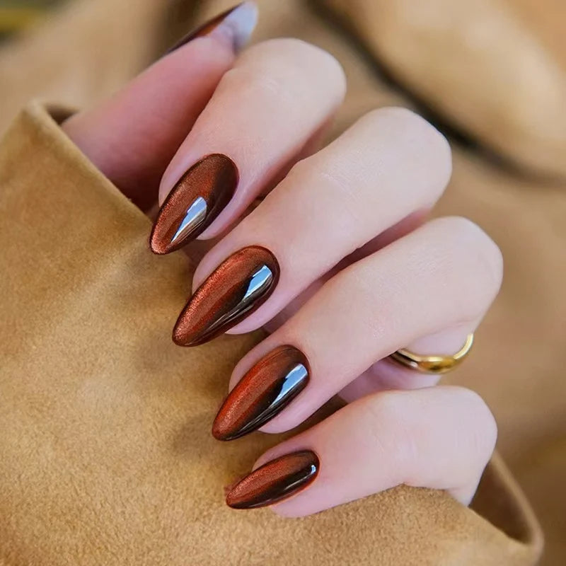 Press-On Nails Holiday Designs Gel Polish & Buffing Strips