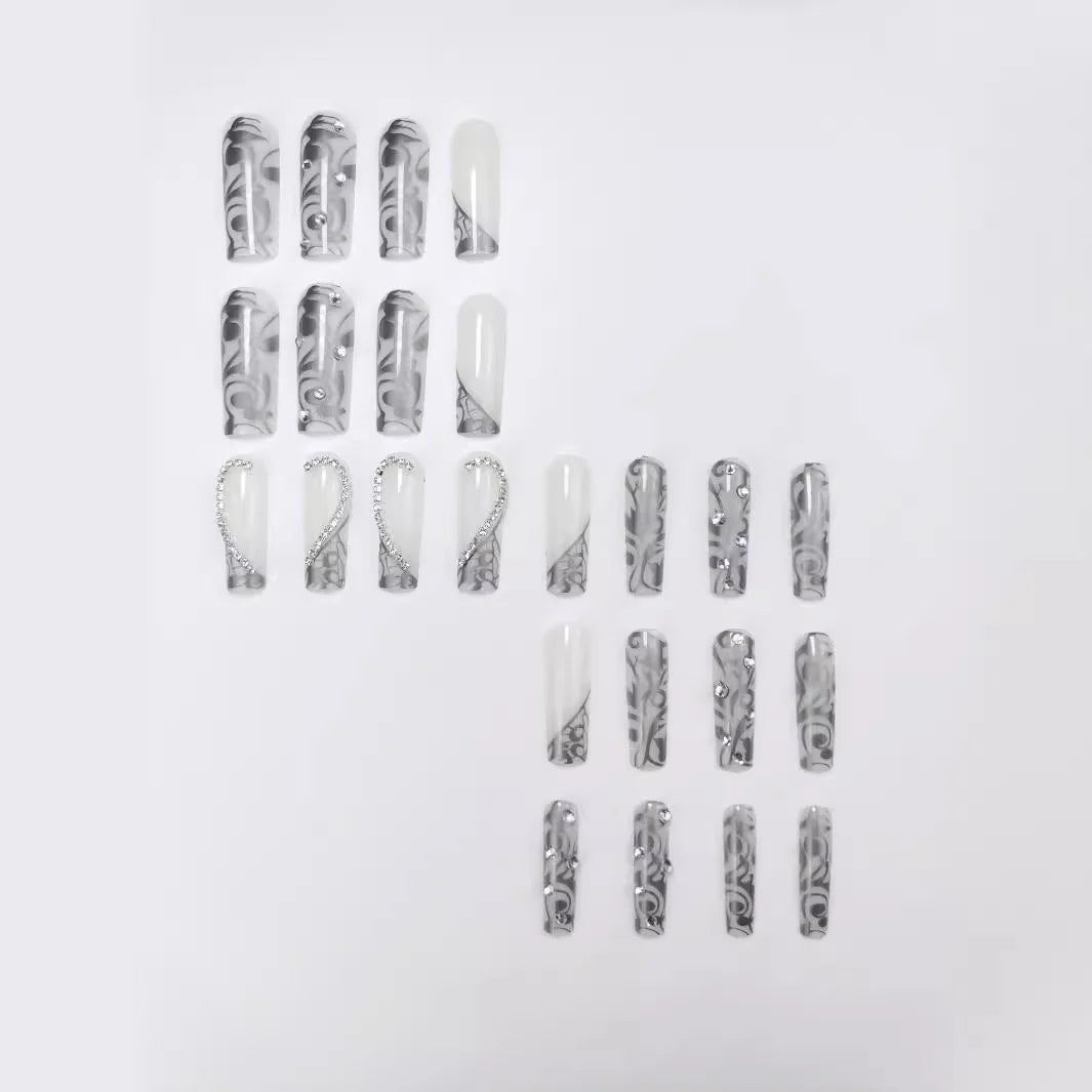 Press-On Nails Holiday Designs Gel Polish & Buffing Strips