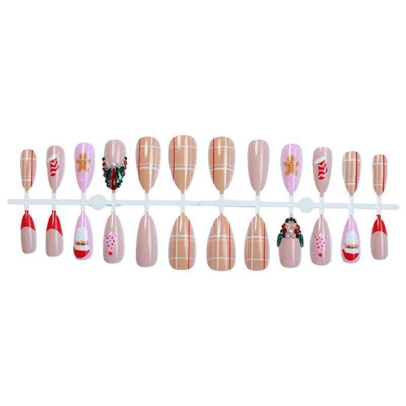 Press-On Nails Holiday Designs & Glitter