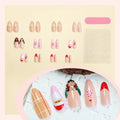 Press-On Nails Holiday Designs & Glitter