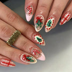 Press-On Nails Holiday Designs Multiple Sizes