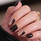 Press-On Nails Holiday Designs Peel And Press Reusable