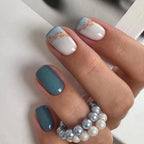 Press-On Nails Holiday Designs Peel And Press Reusable